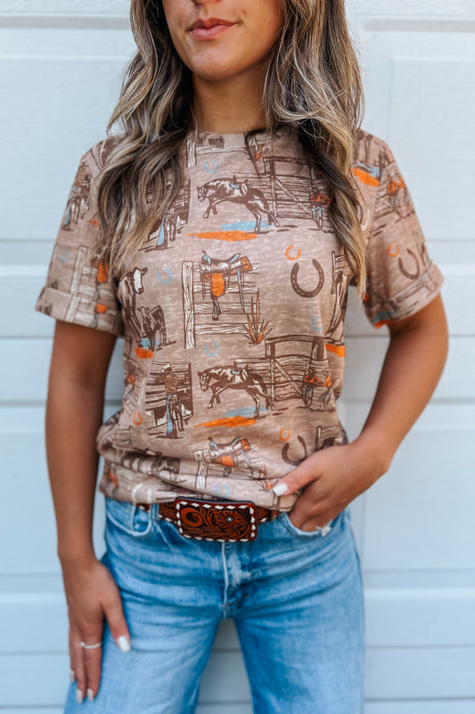 Sunset Ranch Tee