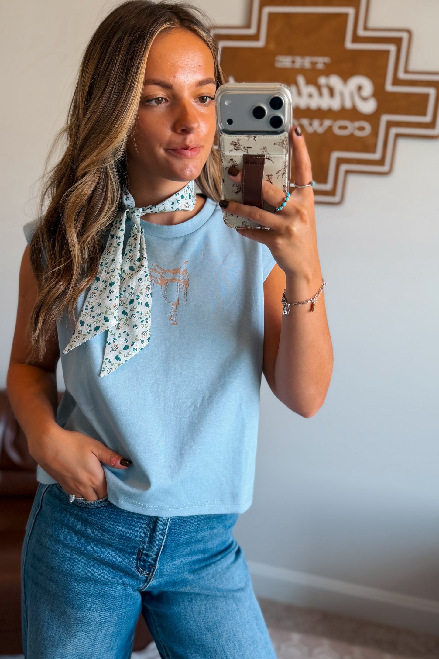 Saddle Stone Tank Top