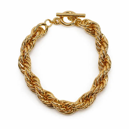 Burnished Rope Bracelet