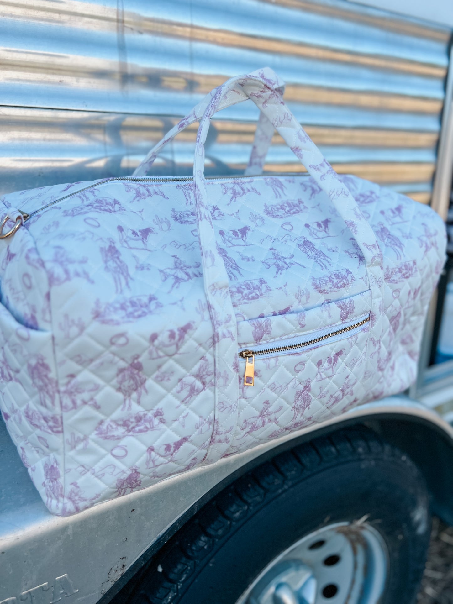 Pink Cowgirl Duffle Bag