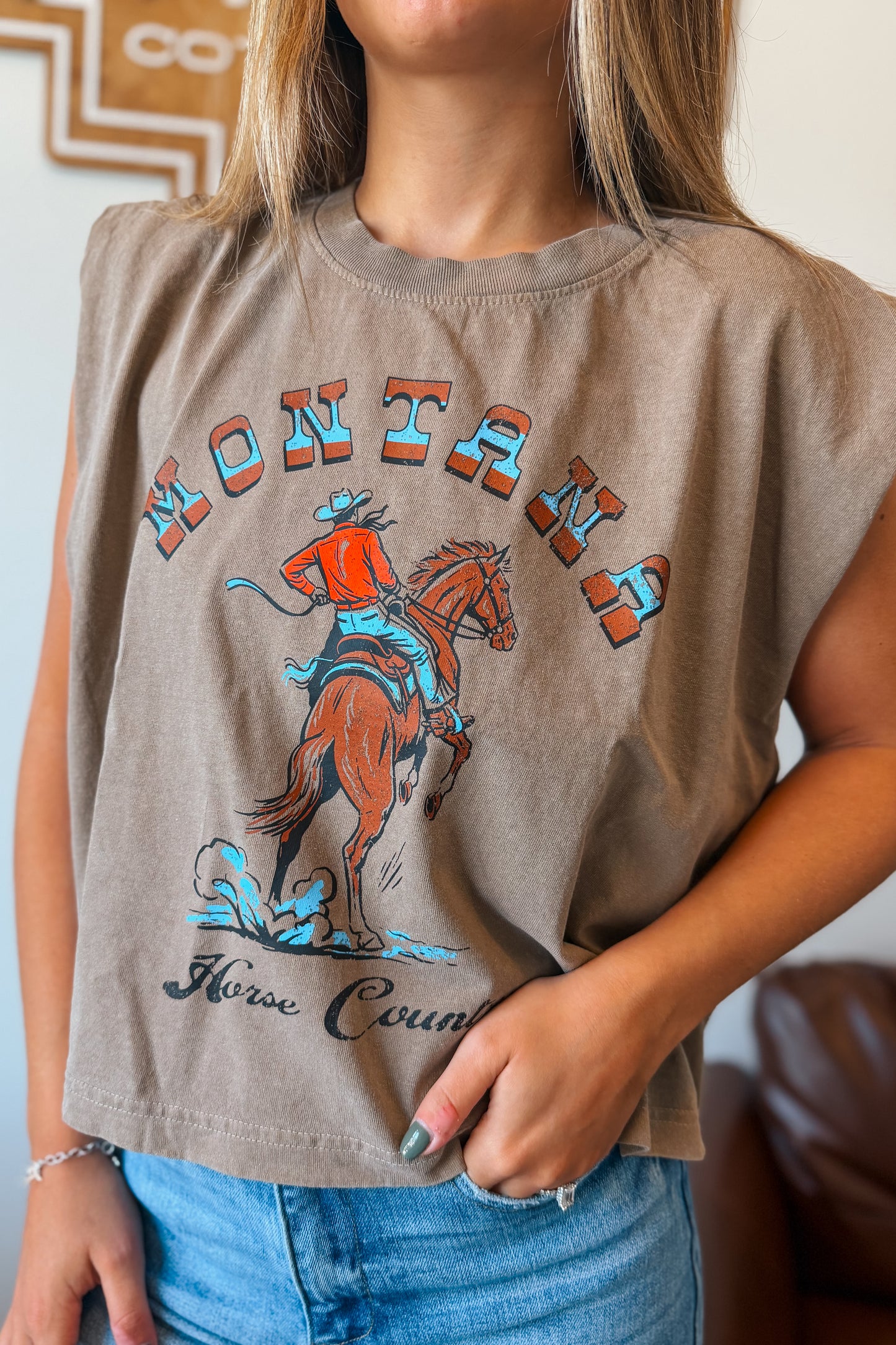 Montana Horse Country Muscle Tank