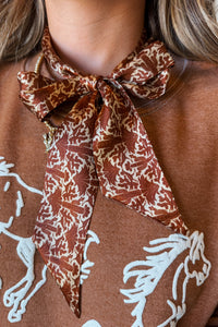 Western Desert Dunes Silk Twilly