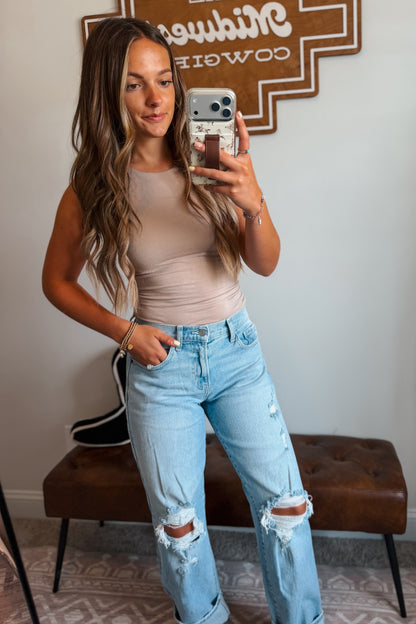 Clara Tank | Ash Mocha