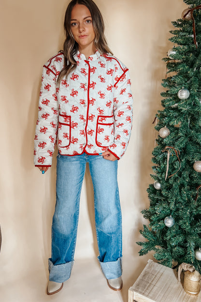 Rodeo Red Piping Trails Jacket