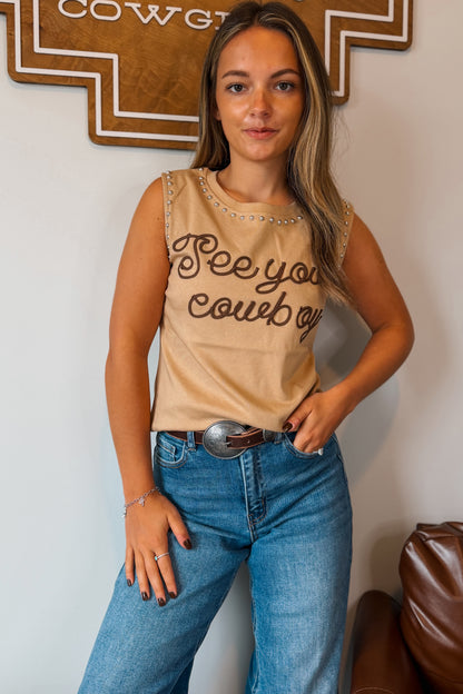 See You Cowboy Tank Top