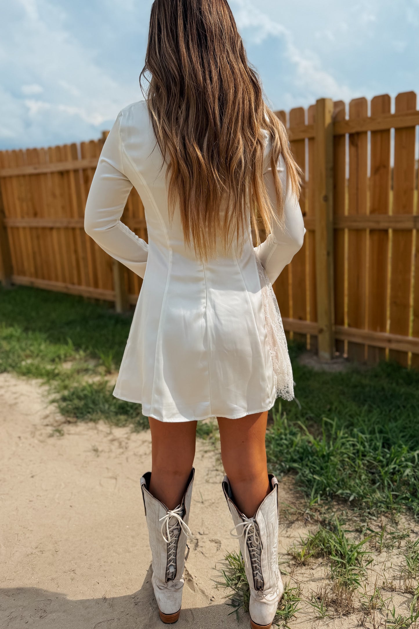 Arabella Mini Dress | Off White