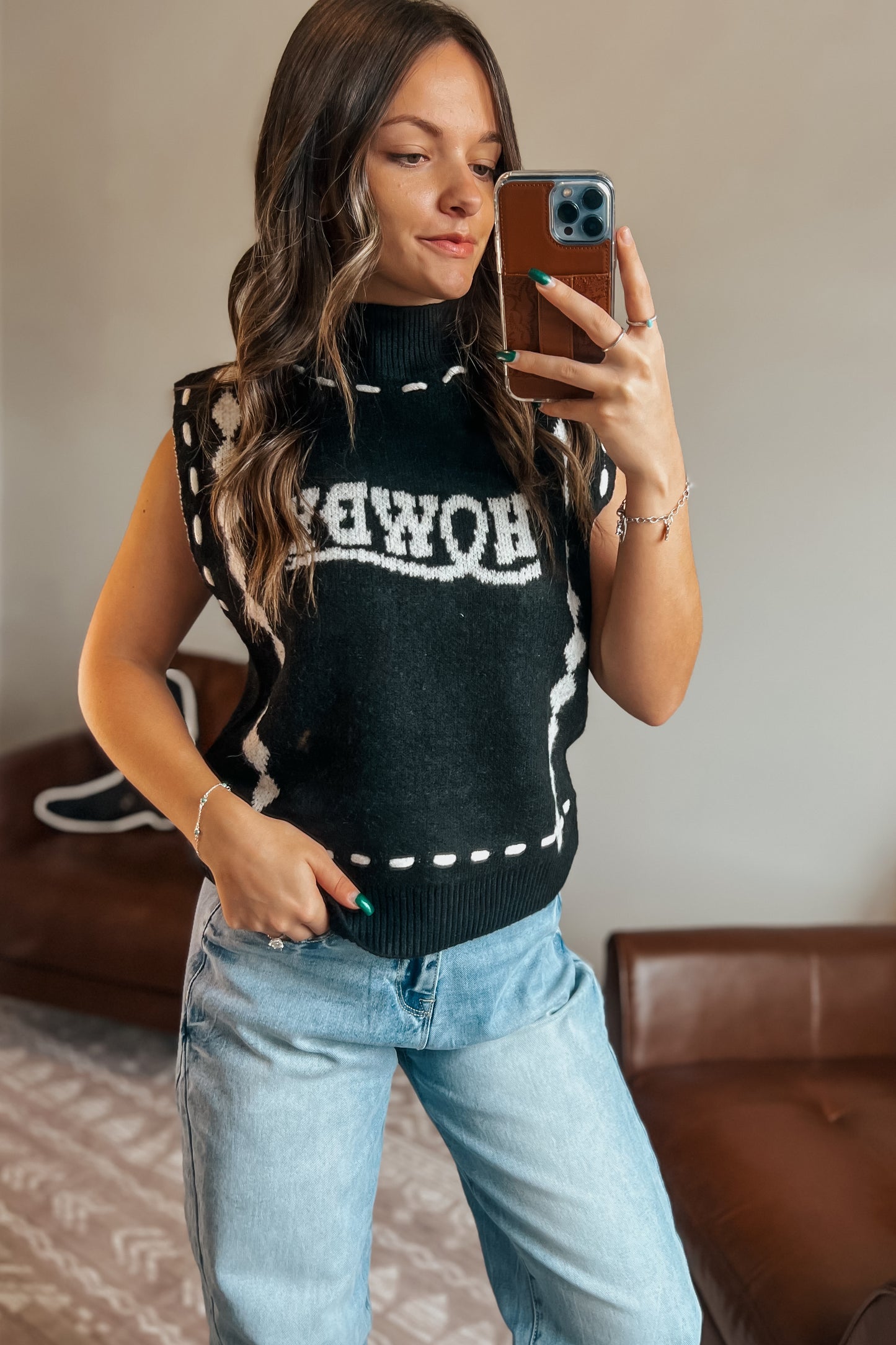 Howdy Belle Sweater Vest