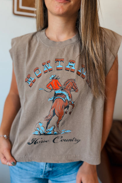 Montana Horse Country Muscle Tank