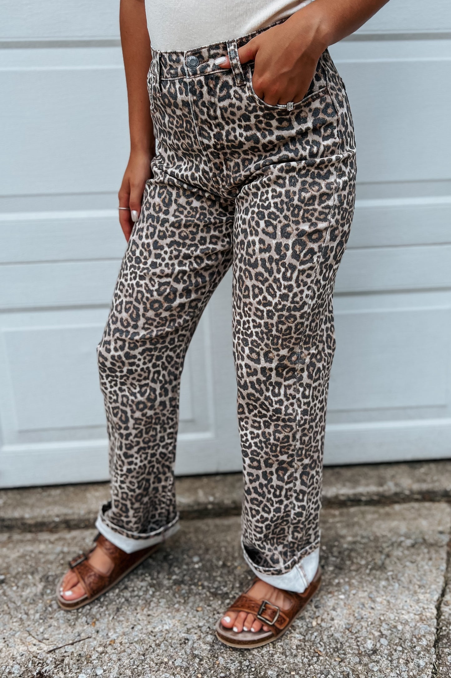 Leopard Jeans