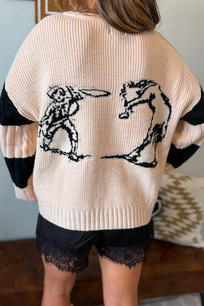 Cowboy Up Zip Up Sweater