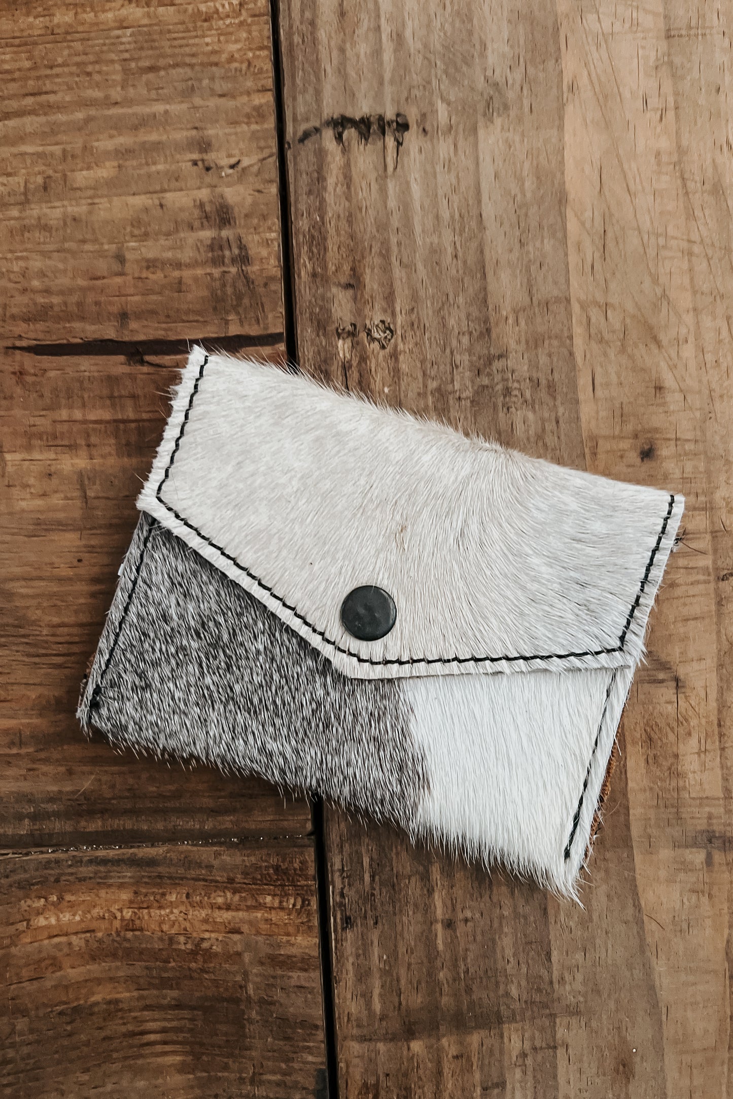 The Lacey Cowhide Coin Pouch