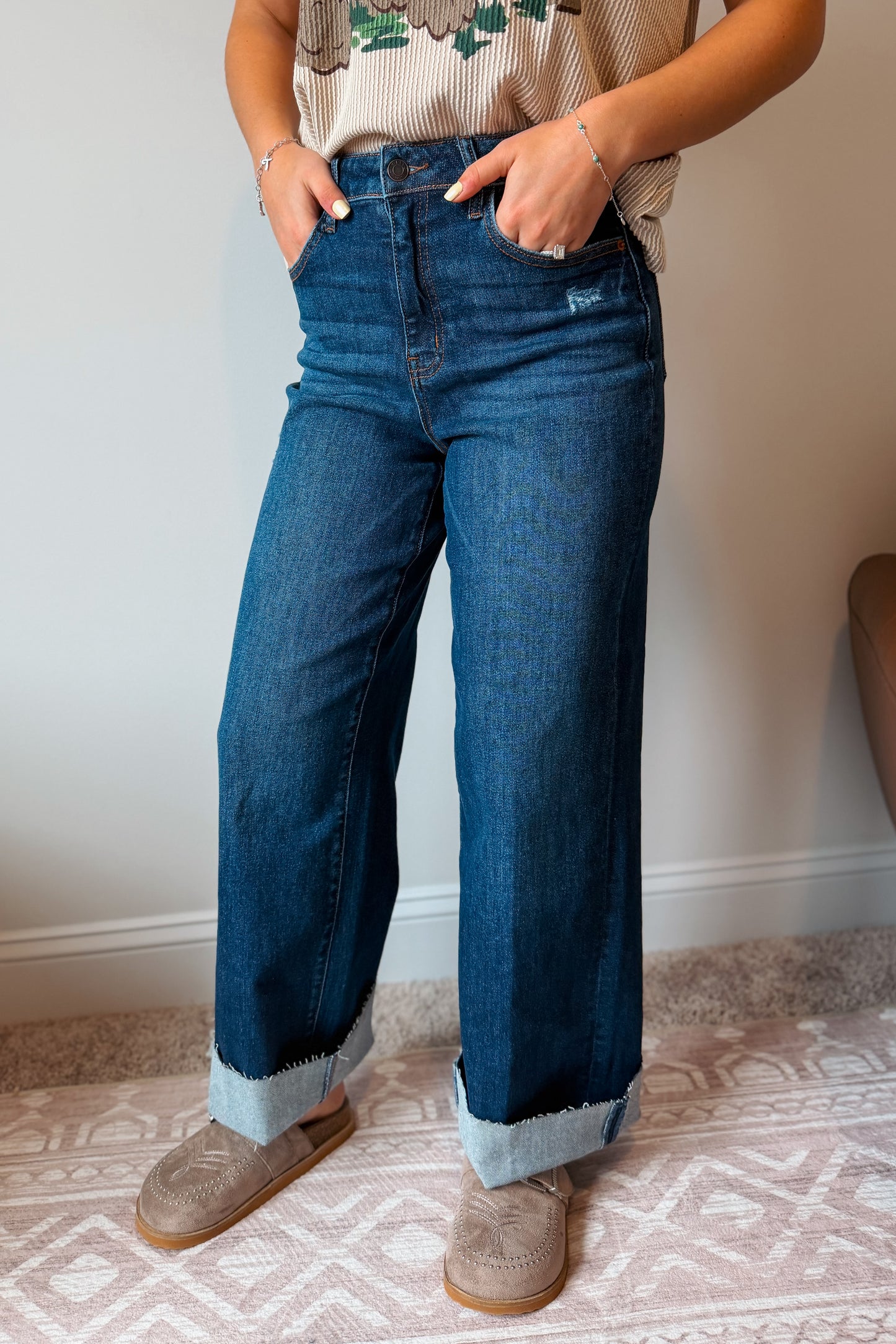 Delilah Cuffed Jeans