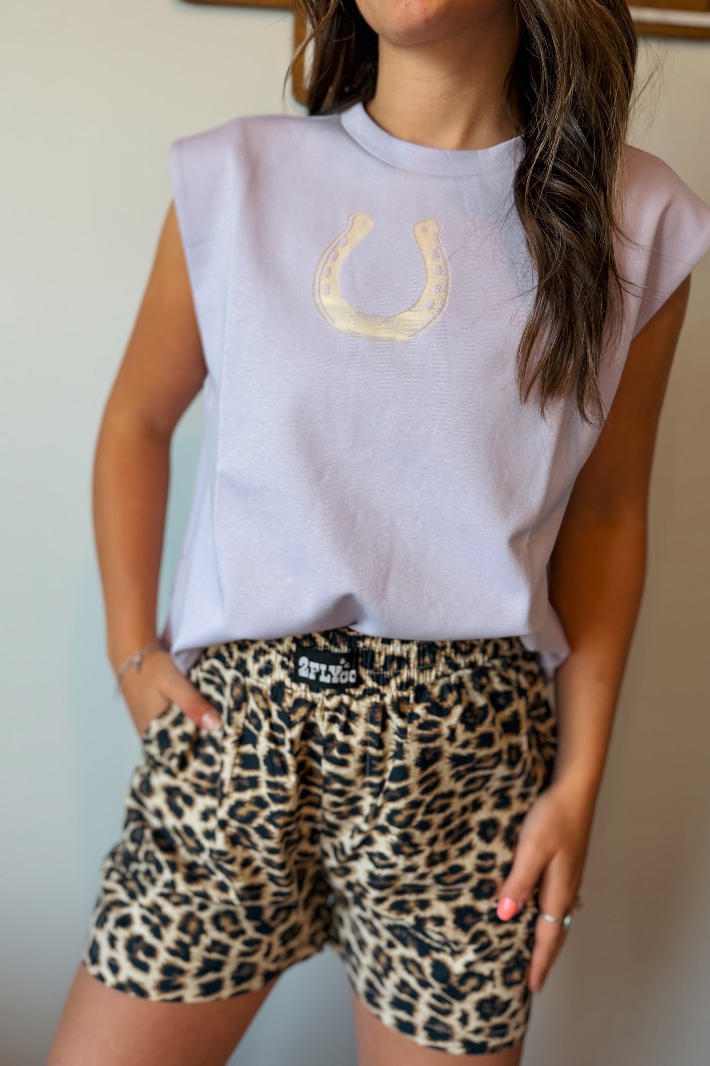 Lavender Luck Tank Top