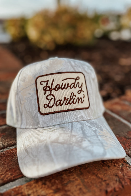 Howdy Darlin’ Trucker Hat | Light Camo