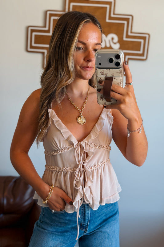 Sienna Tie Top