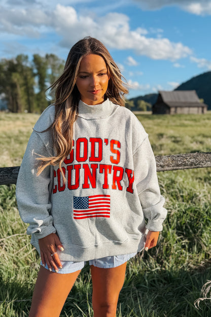 God's Country Reversible Sweatshirt