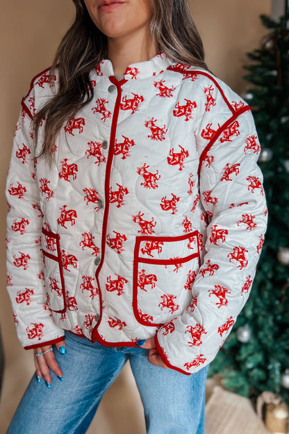 Rodeo Red Piping Trails Jacket