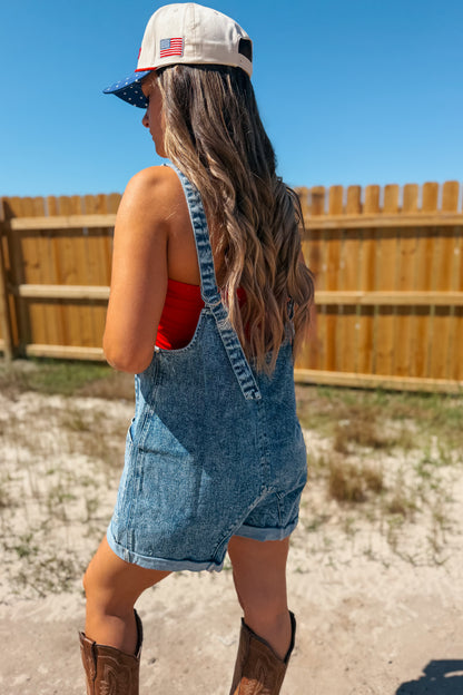 Canyon Girl Denim Romper