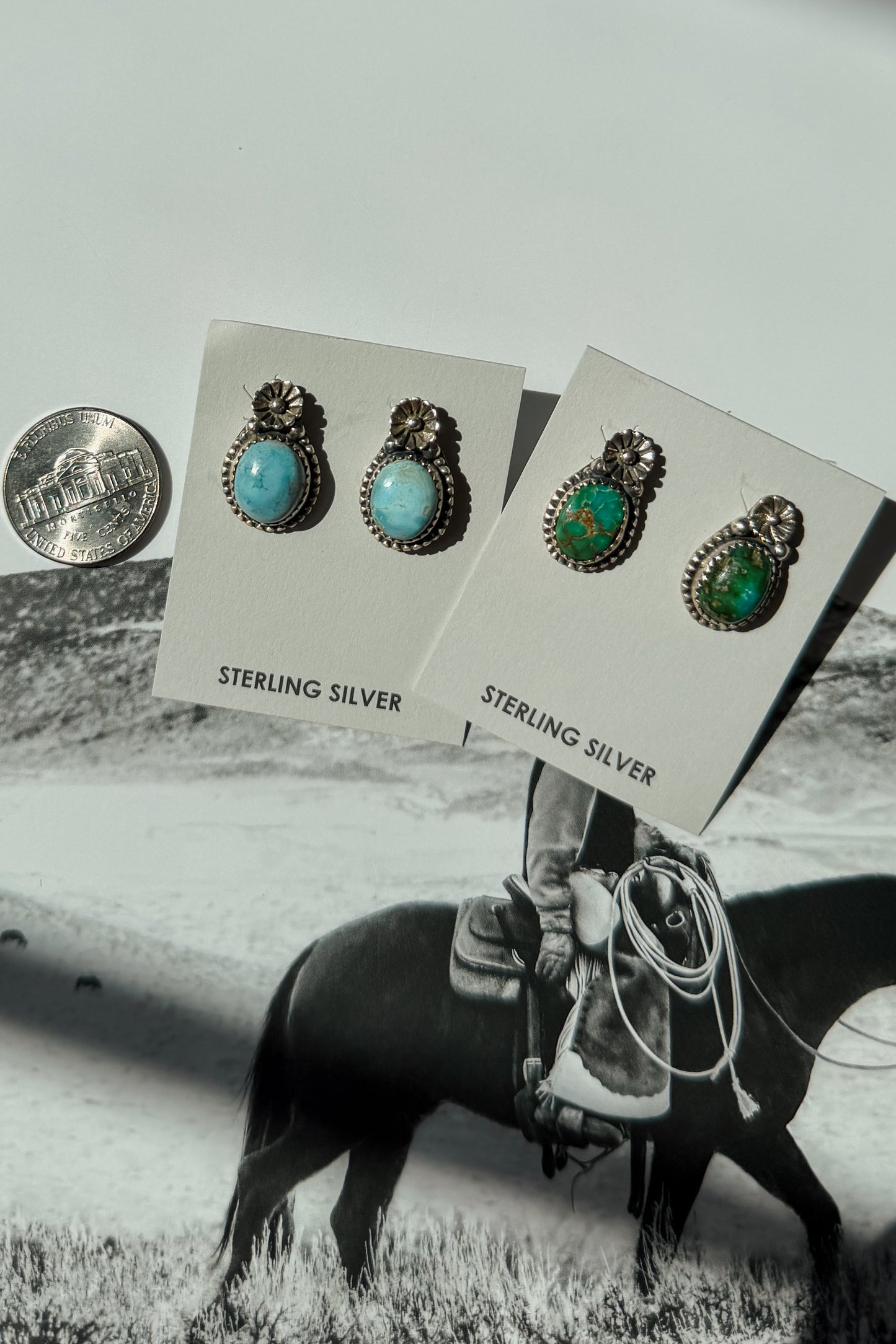 Golden Hills Stud Earrings