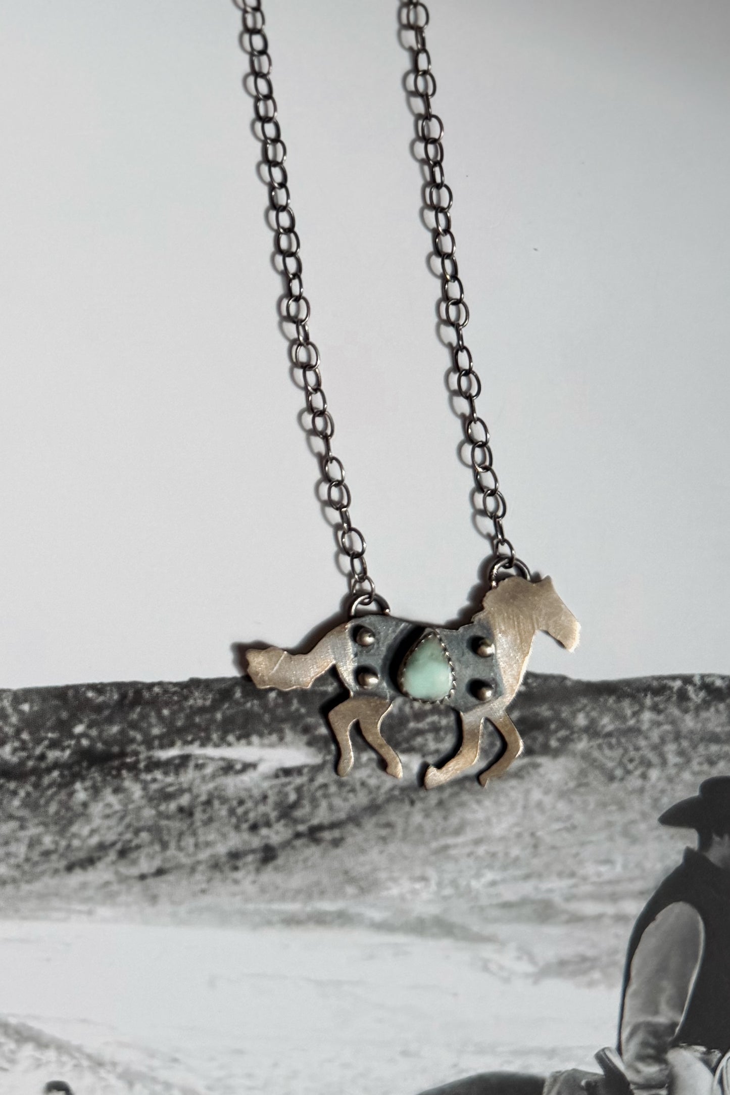 Dry Creek Horse Pendant Necklace