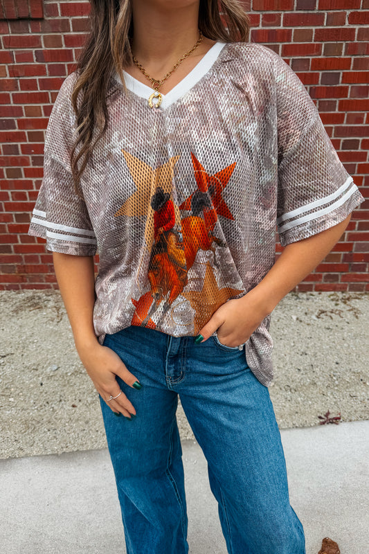 Rowdy Camo Jersey Tee