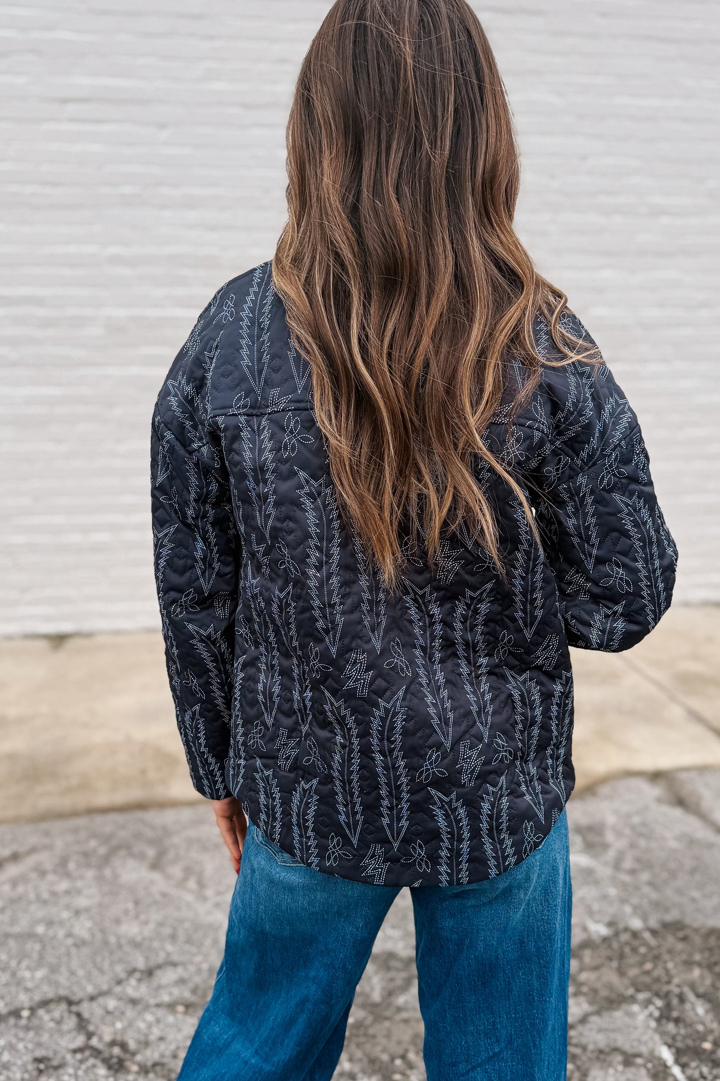 Boot Stitch Quilted Jacket