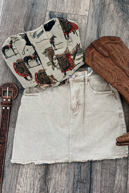 Wild Ride Tapestry Corset