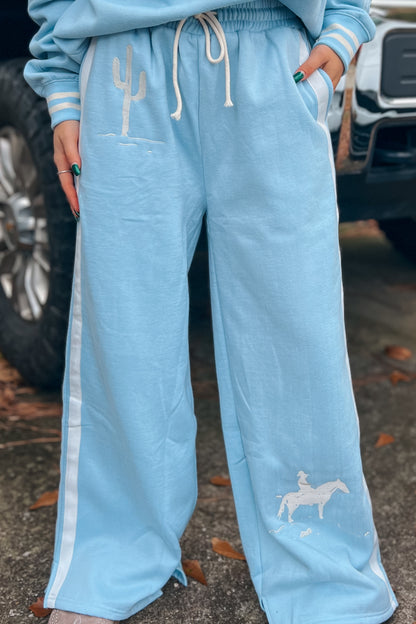 Howdy Blue Sweatpants