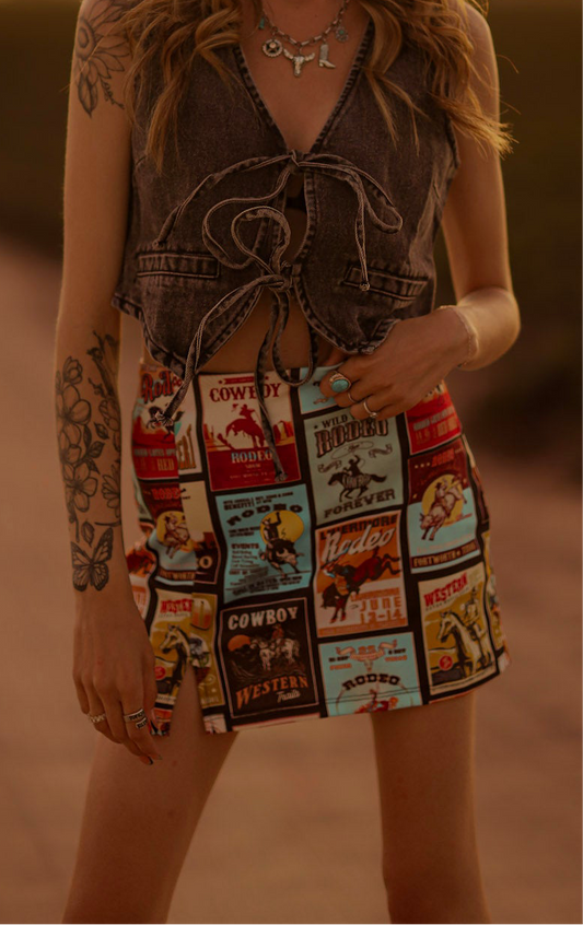 Torry Stamp Skirt