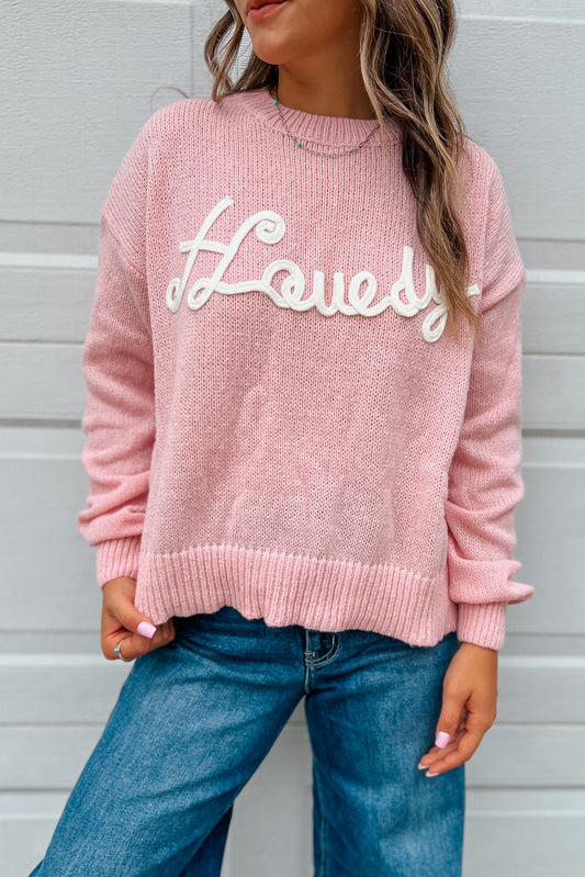 Pink Howdy Sweater