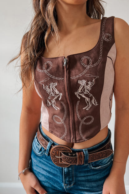 Rodeo Rebel Corset Top