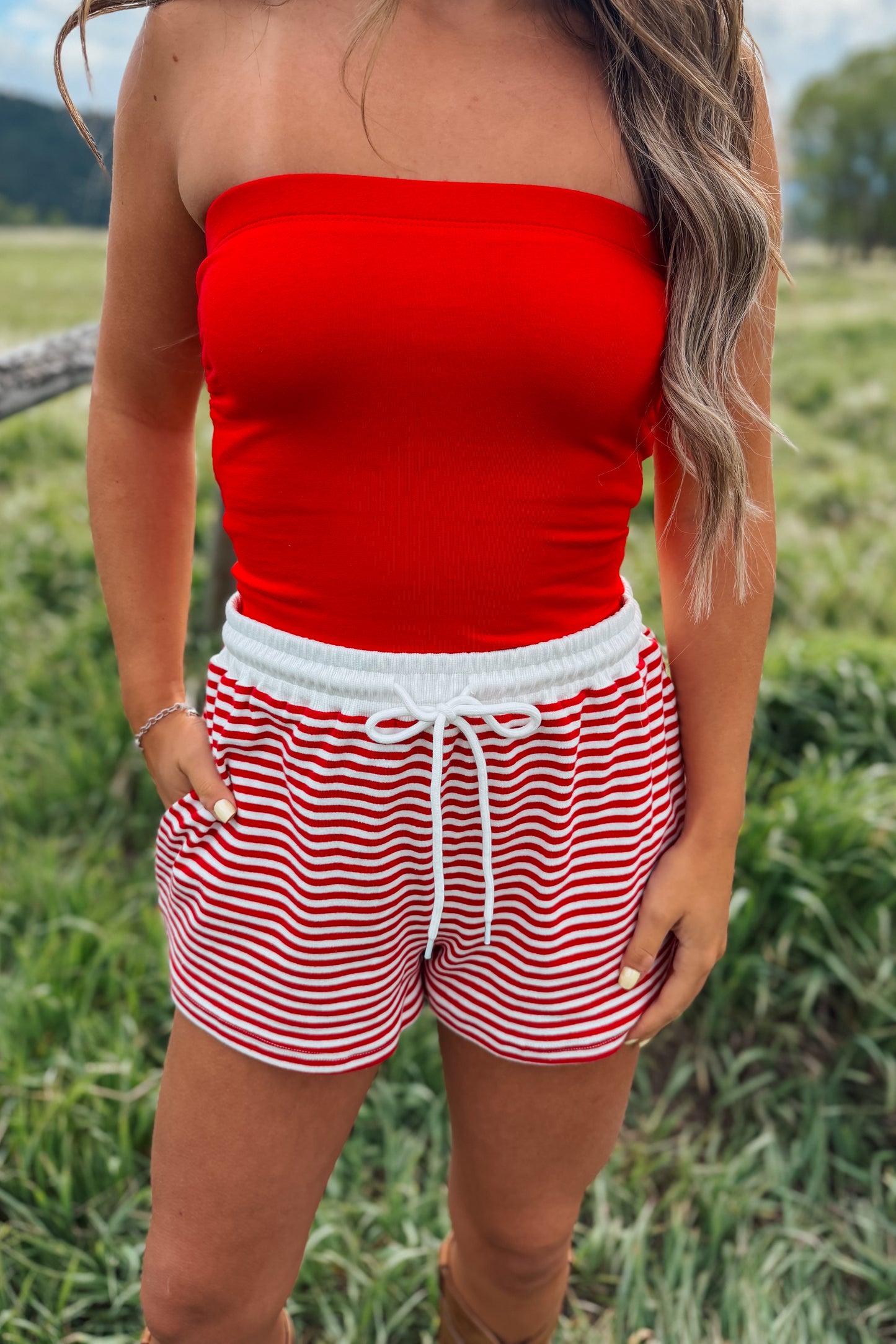 Coastal Tube Top | Red