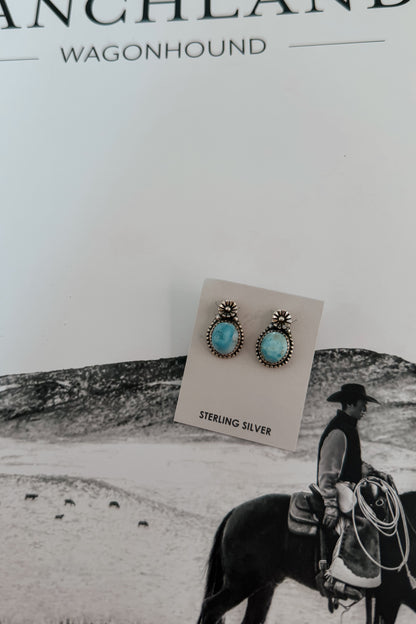 Golden Hills Stud Earrings