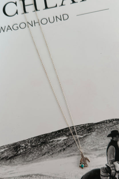 Dainty Kingman Cactus Necklace