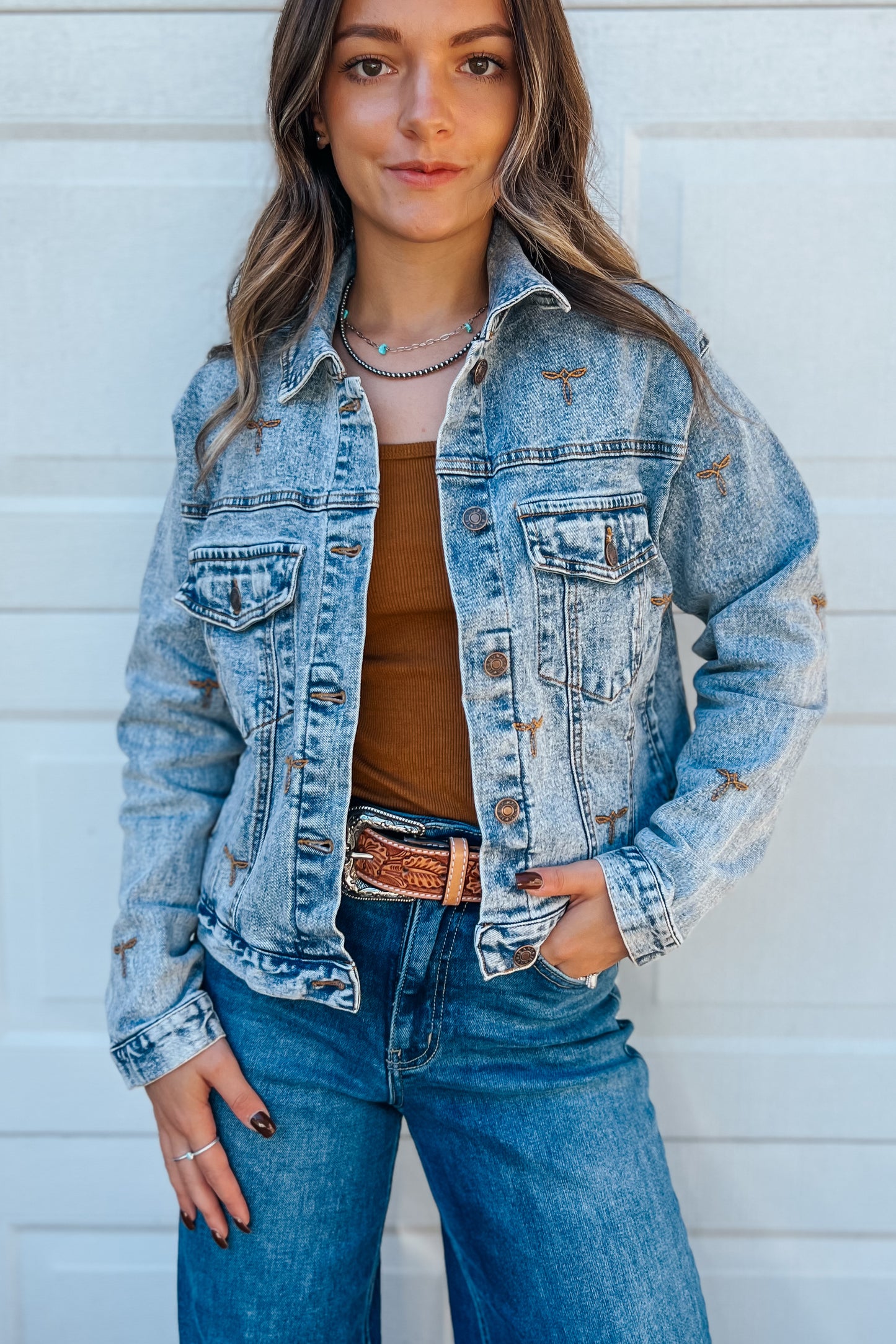 Boot Stitch Denim Jacket