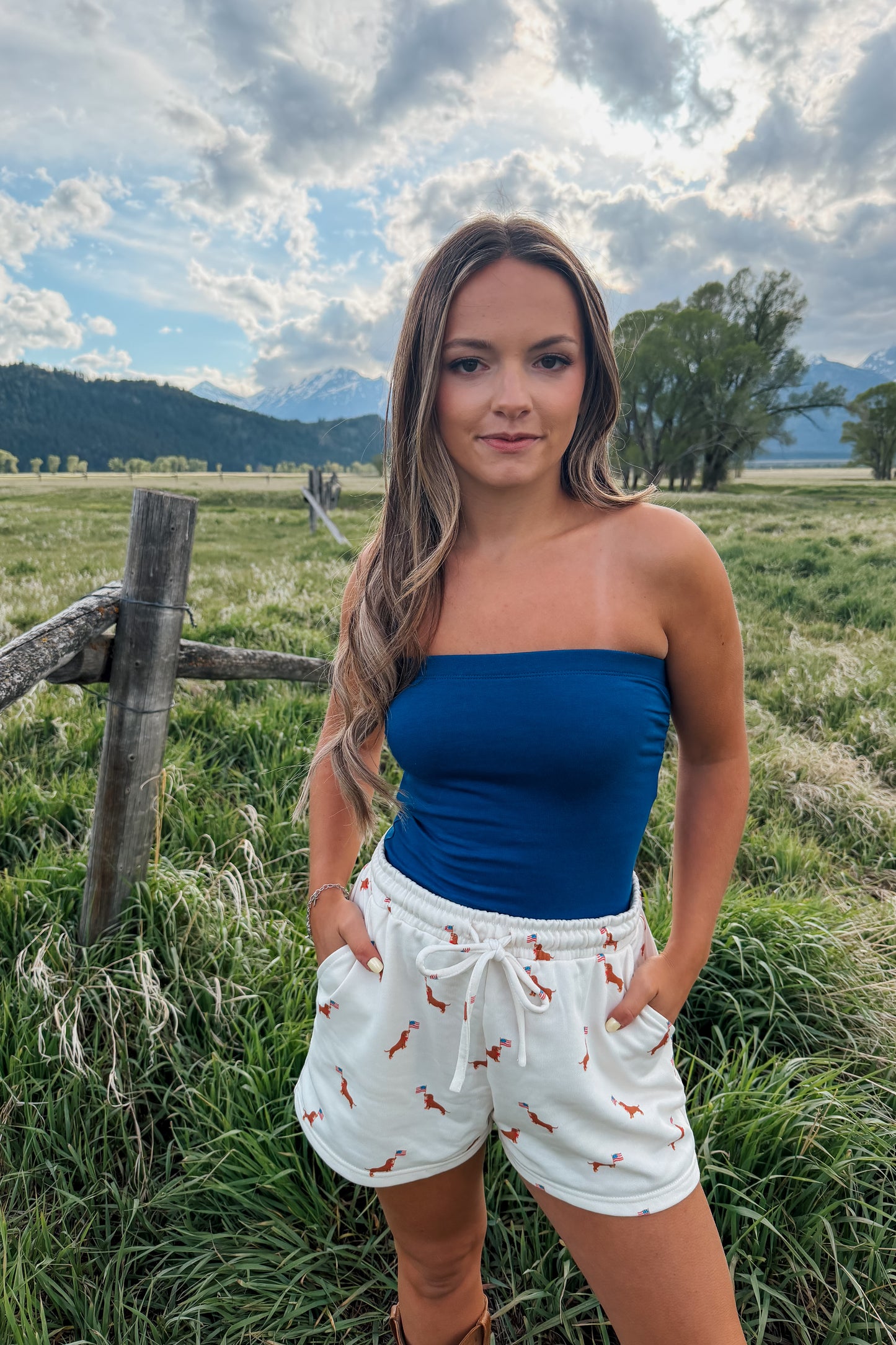 Coastal Tube Top | Navy