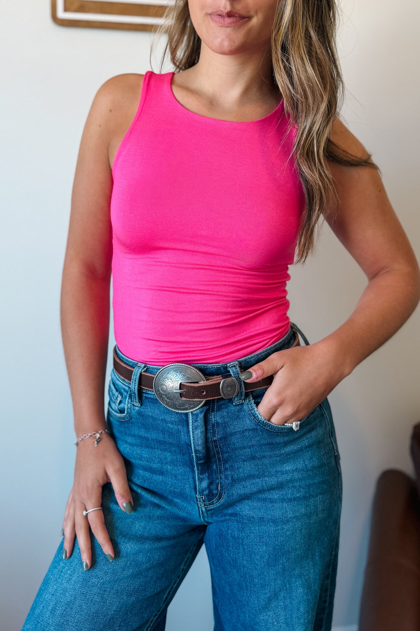 Clara Tank | Fuchsia