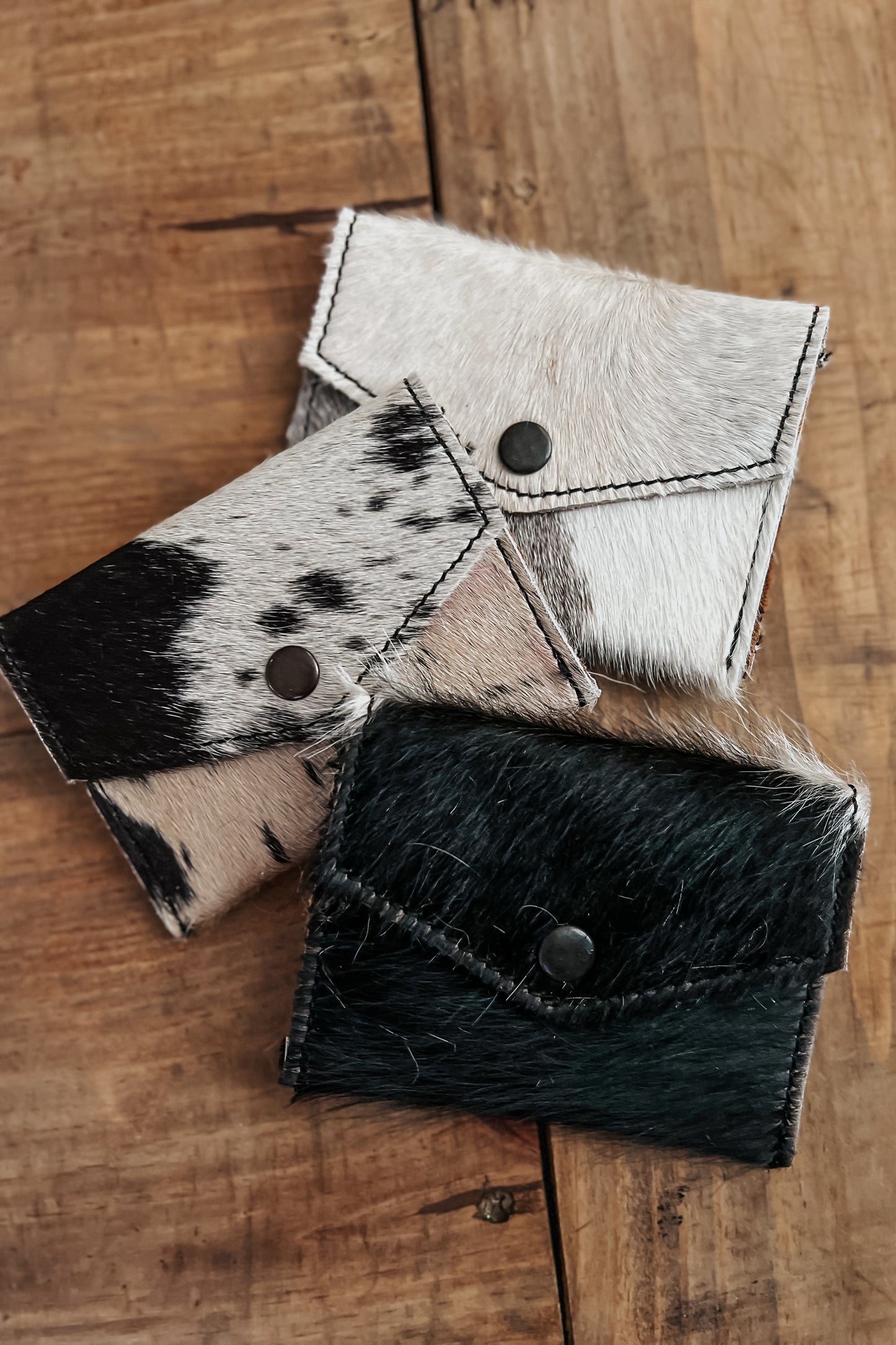 The Lacey Cowhide Coin Pouch