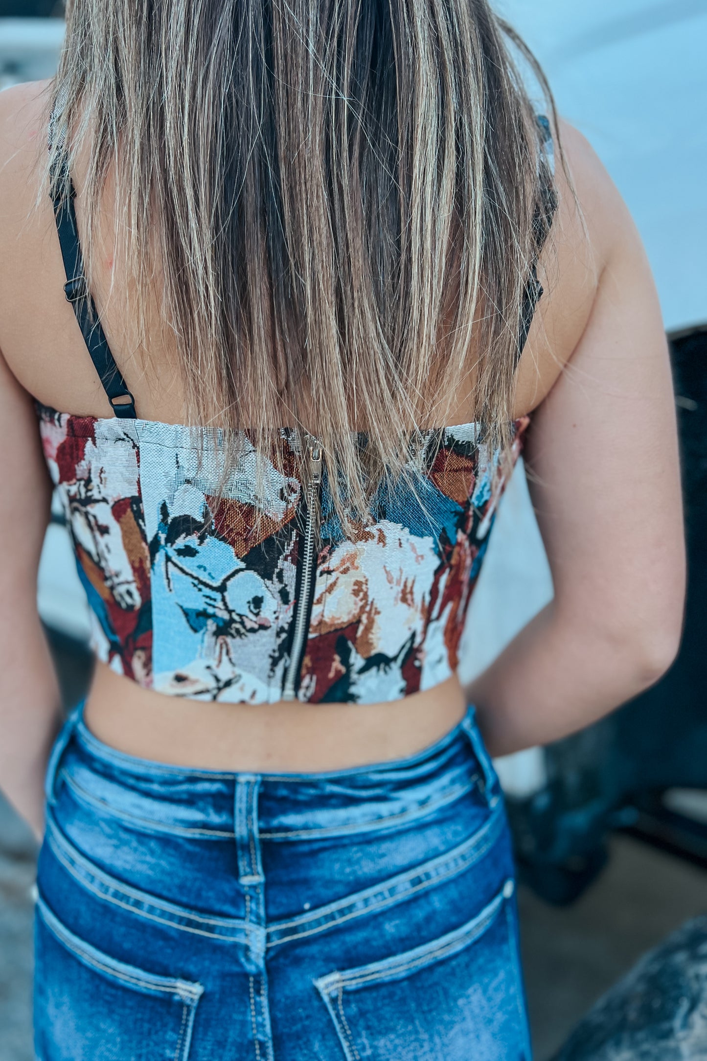 Wild Rodeo Tapestry Corset