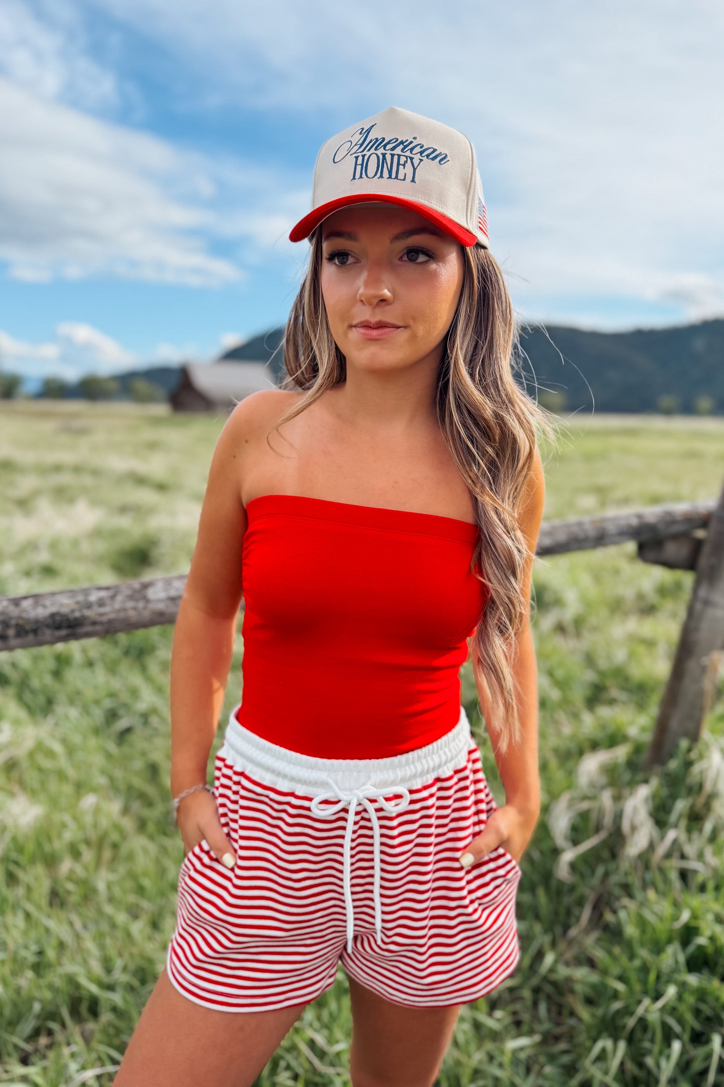Coastal Tube Top | Red