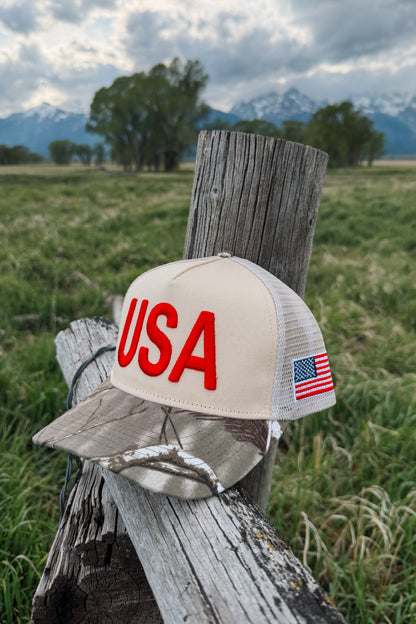 USA Vintage Camo Hat