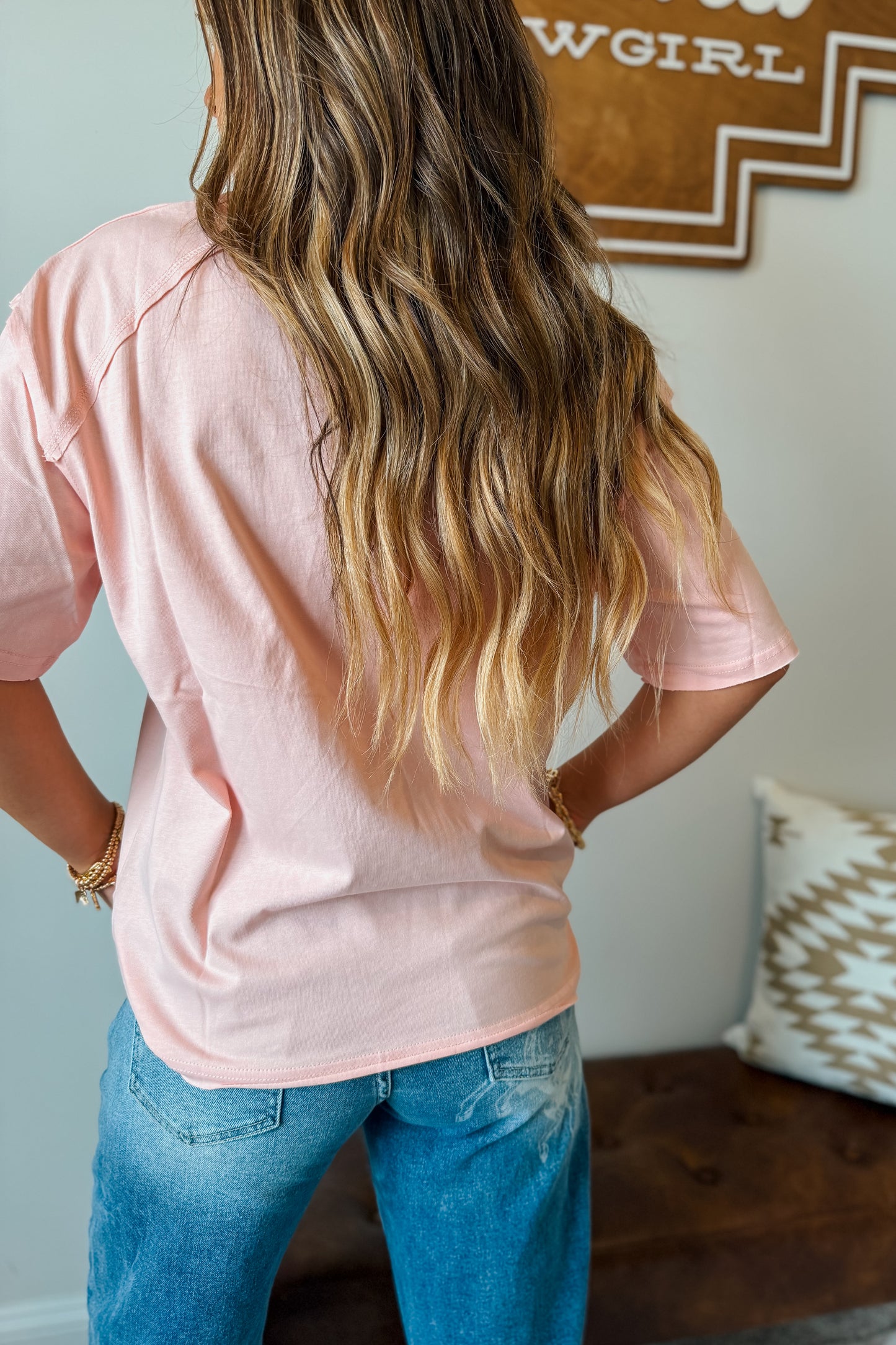 Rosy Ranch Top