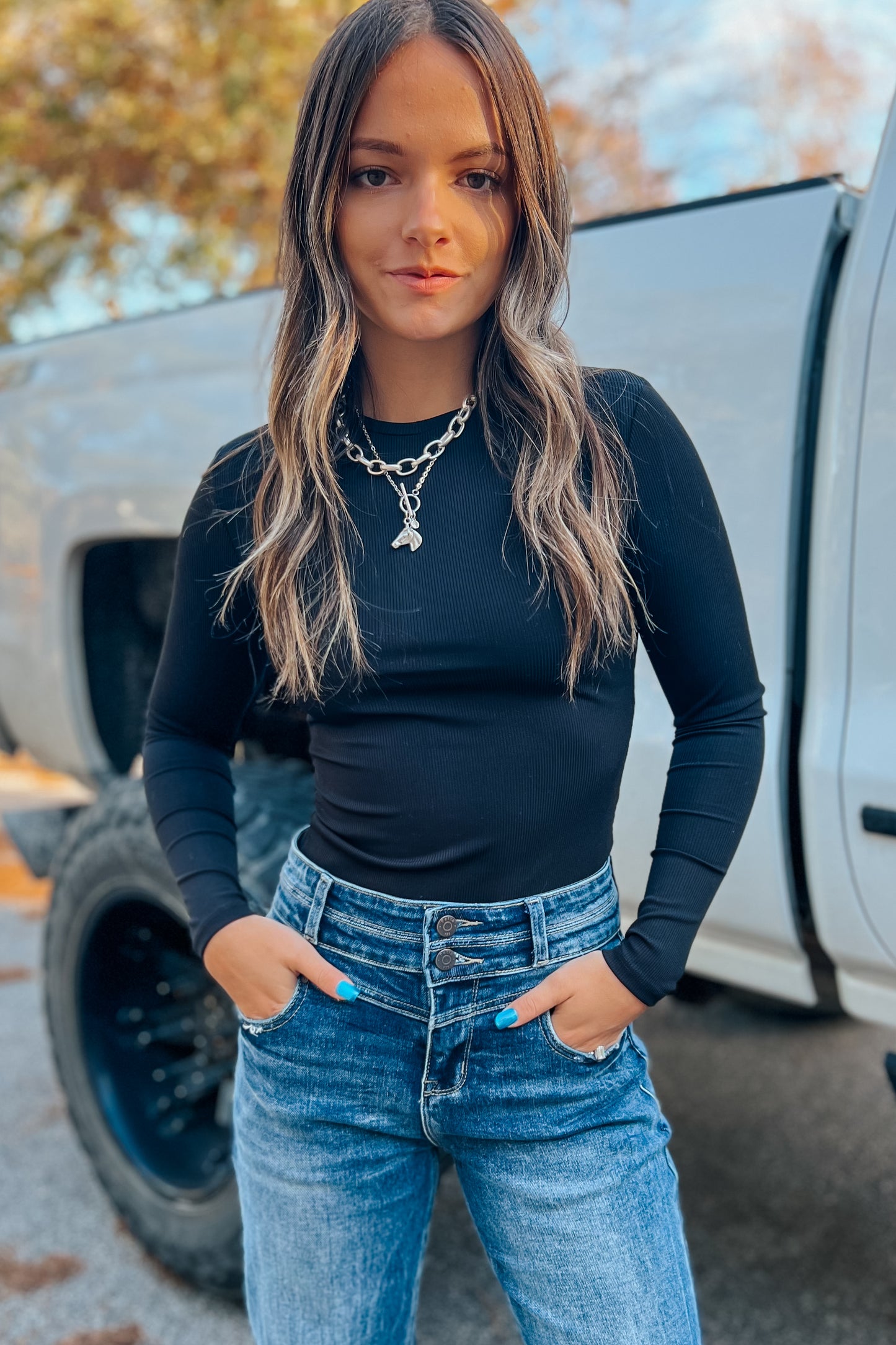 The Willow Top | Black