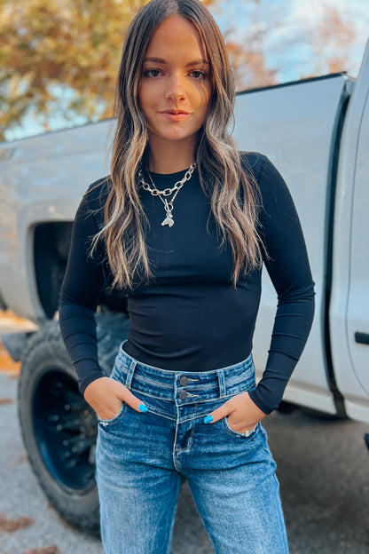 The Willow Top | Black