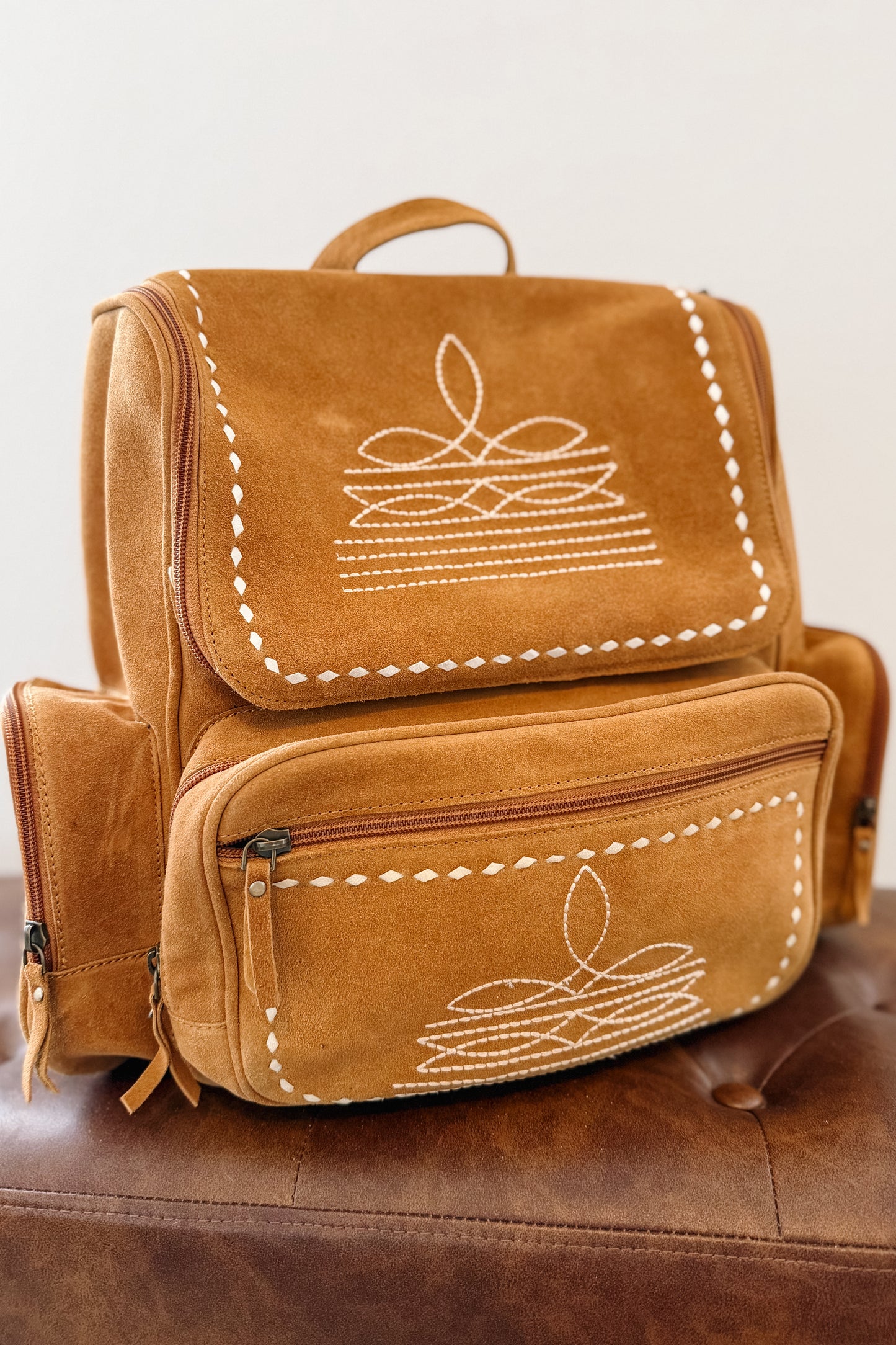 The Cheyenne Suede Backpack