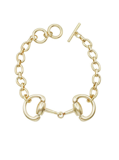 Horsebit Bracelet | Gold