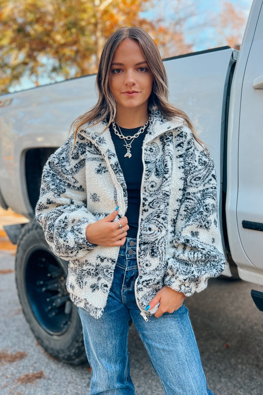 Paisley Trail Fleece Jacket