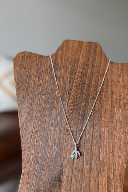 Dainty Kingman Cactus Necklace