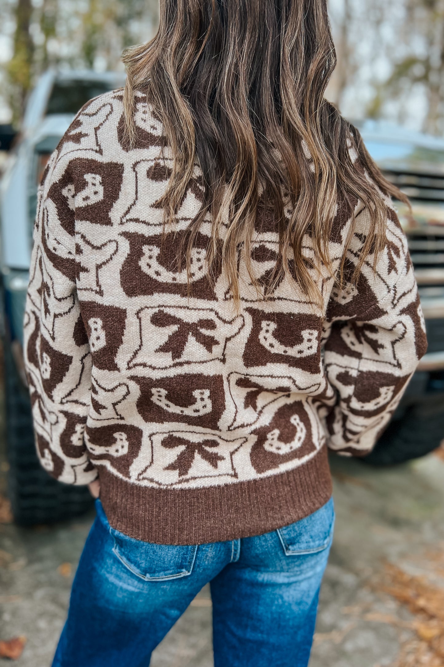 Mocha Cowgirl Sweater