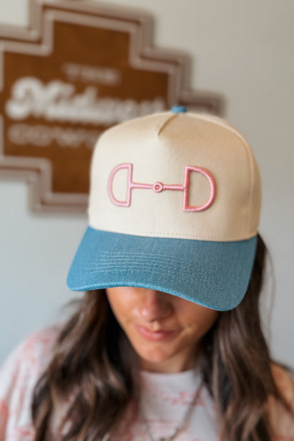 Snaffle Bit Denim Hat